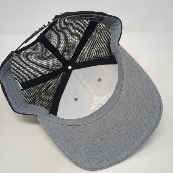 YPO Snapback Trucker Hat Gray One Size Adjustable Embroidered 6 Panel Richardson - Picture 7 of 10
